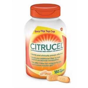 CITRUCEL FIBER CAPLETS 180‎ count -NEW & SEALED!